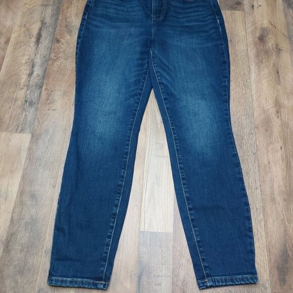 Lucky Brand Jeans Women 6/28 Blue Bridgette Skinny Dark Denim Ankle Stretch - Picture 5 of 16